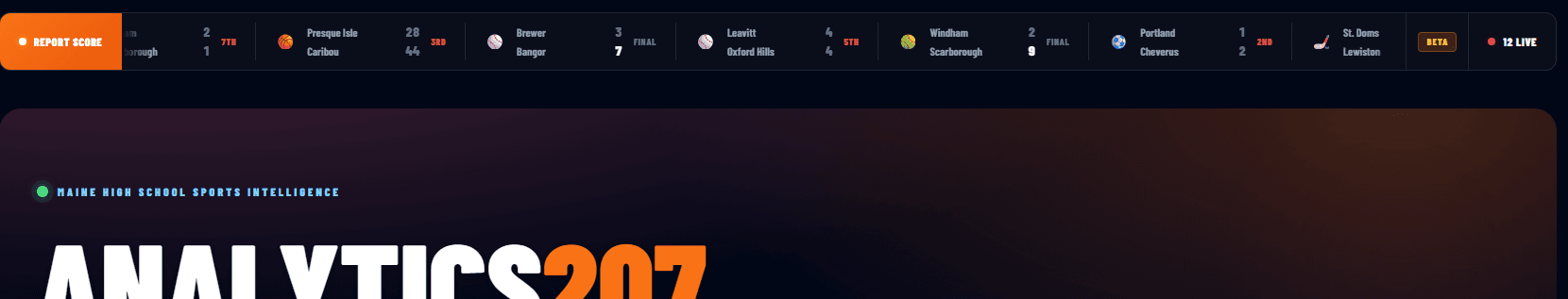 You Can Now Report Scores Live and We Will Put Them on the Front Page Because We Trust You (Mostly)