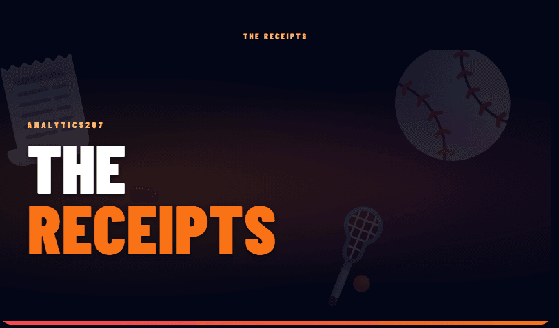 Meet The Receipts. The Season's Hardware, Heart-Attacks, And Beat-Downs, Tracked.