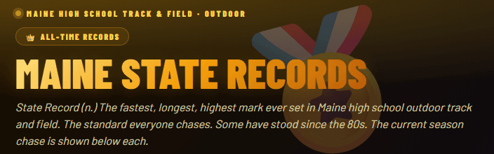 Maine State Records, Now Live, And Some Of These Have Been Sitting Untouched Since The 1980s