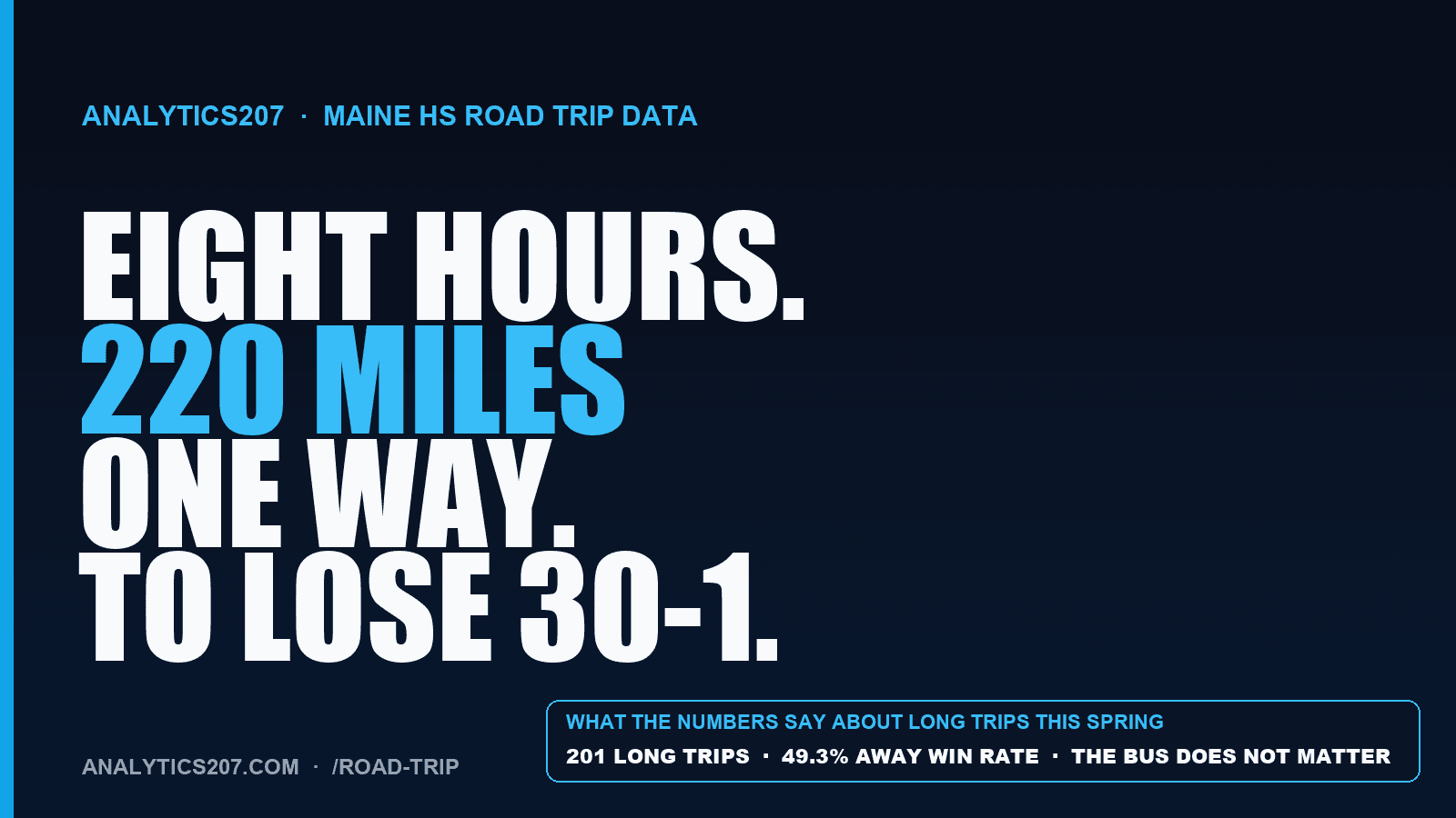 Eight Hours On A Bus To Lose 30-1