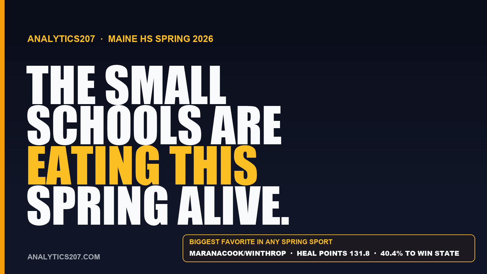 The Big Schools Would Like A Word, But The Small Schools Aren't Listening