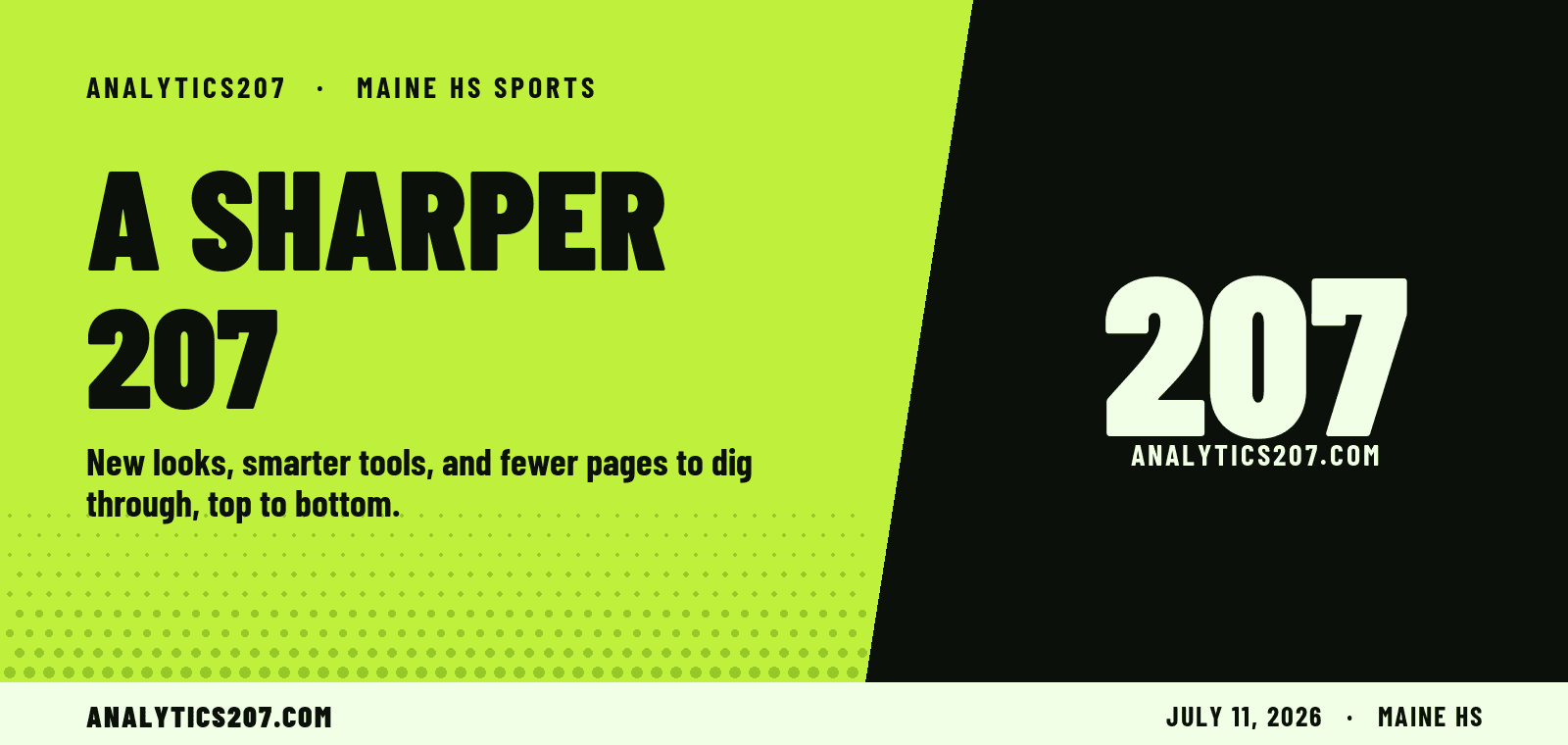 A Sharper 207: A Big Refresh Across Every Sport