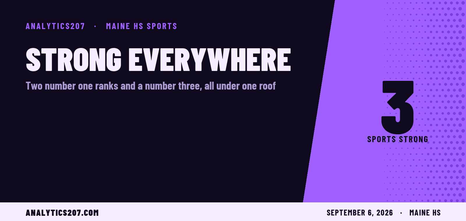 Cheverus Lights Up The 207 In Three Sports At Once