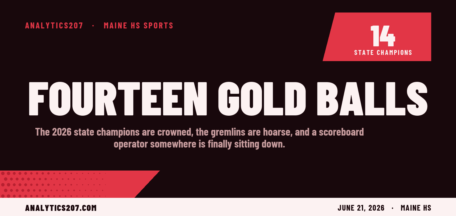 Fourteen TEAMS GOING FOR GOLD, One Long Weekend